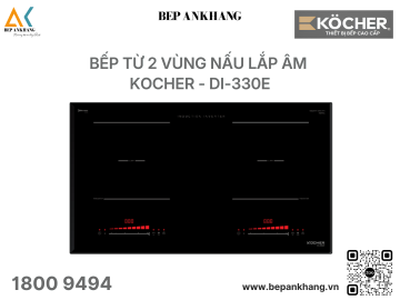 BẾP TỪ ĐÔI KOCHER DI-330E - Nhập khẩu Hàn Quốc